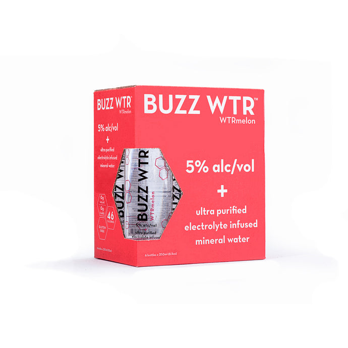 Buzz WTR 250ml 6 Pack Box - Wtrmelon