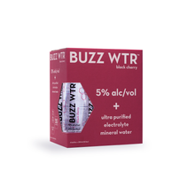 Load image into Gallery viewer, Buzz WTR 250ml 6 Pack Box - Black Cherry